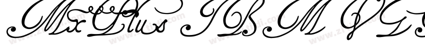 MxPlus IBM VGA字体转换